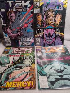 lot 1504 image: William Shatners Tek World Comic Books - 4 Issues