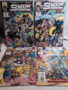 lot 1506 image: Marvel Shadow Riders Comic Book Lot #1-4 1992 - 4 Issues