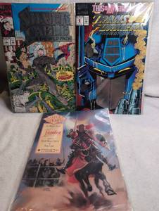 lot 1508 image: Marvel Comics Silver Sable &amp The Wild Pack, Transformers Generation 2, Ivanhoe - 3 Issues
