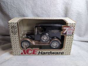 lot 2004 image: Ace Hardware Vintage Chevrolet Delivery Van Die-Cast Coin Bank 125 Scale
