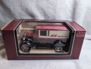 lot 2005 image: Liberty Classics ACE Hardware 1928 Chevrolet Delivery Van Die Cast Collector Bank