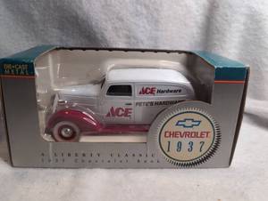lot 2010 image: Liberty Classics 1937 Chevrolet Bank Die-Cast Metal ACE Hardware Petes