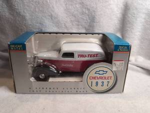 lot 2013 image: Liberty Classics Spec Cast 1937 Chevrolet Tru-Test Die-Cast Metal Bank