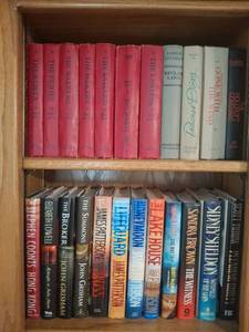 lot 1033 image: Book Collection Lot John Jakes Series and Fiction Novels
