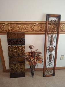 lot 1064 image: Decorative Wall Art Panels