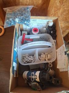 lot 1111 image: Sprinkler Parts Kit with Nozzles and Hardware