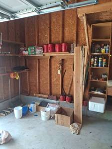 lot 1117 image: Garage Catch All Lot - Chemicals are approximately 12 full