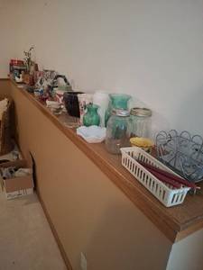 lot 1142 image: Decorative Home Accessories Lot - Vases, Baskets, Jars, Planters