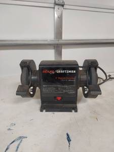 lot 1157 image: Sears Craftsman 5 Bench Grinder