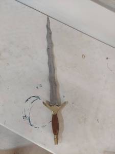 lot 1174 image: Decorative Sword with Brass Guard