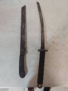 lot 1247 image: 2 Swords with Handles