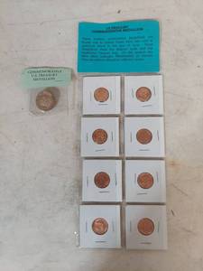 lot 1289 image: US Treasury Commemorative Medallion Set