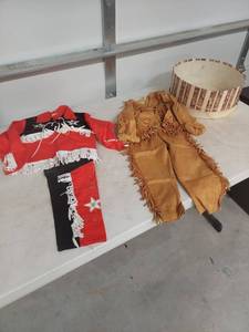 lot 1303 image: (2) Kids Costumes with Fringe