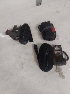 lot 1304 image: Ratchet Tie-Down Straps - 3-Piece Lot