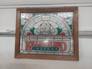 lot 1306 image: Killians Red Instead Window Panel