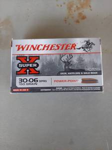 lot 2009 image: Winchester Super X 30-06 SPRG 150 Grain Power-Point Ammo 20 Rounds