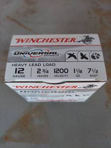 lot 2020 image: Winchester Universal 12 Gauge 2 34 Inch Shotshells