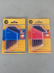 lot 2022 image: Allen Hex Key Sets - Metric and SAE