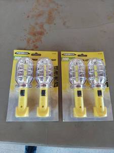 lot 2051 image: (2) Performax 200 Lumen Battery Operated LED Work Light 2-Pack