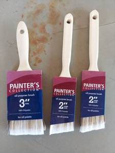 lot 2096 image: Painters Collection Paint Brushes - 3in, 2in