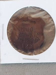 lot 2099 image: Union Pacific Railroad Watch Fob