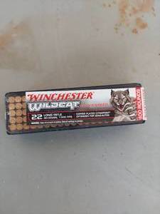 lot 2104 image: Winchester Wildcat Super Speed 22 Long Rifle 40 Grain 1300 FPS 100 Rounds