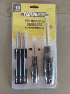lot 2106 image: Performax Precision & Standard Screwdriver Set 10 Piece