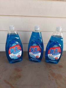 lot 2155 image: (3) Brillo Basics Oxy Power Dishwashing Liquid - 24 FL OZ