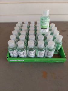 lot 2160 image: Scent Theory Hand Sanitizer with Aloe - 3 FL OZ - 35 Bottles