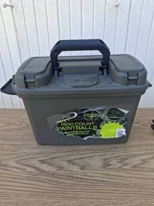 lot 1005 image: Ammo Case with Paintballs