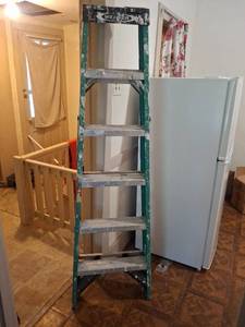 lot 1020 image: Werner 6ft Step Ladder
