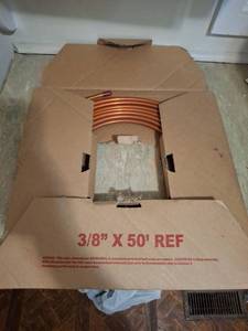 lot 1089 image: 38 Refrigeration Copper Tubing