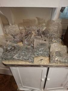 lot 1108 image: 18 Bags of Screws - Some Are Opened