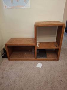 lot 1109 image: Wood Shelving Unit
