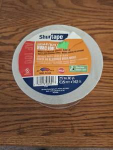 lot 1120 image: Shurtape HVAC Foil Tape 2.5 in x 60 yd