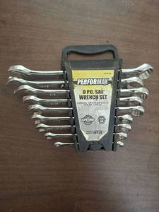 lot 1150 image: Performax 9 PC. SAE Wrench Set