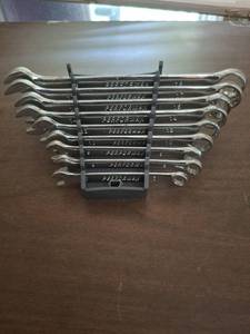 lot 1152 image: Performax 9-Piece Combination Wrench Set - Metric