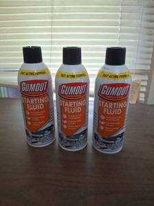 lot 1153 image: Gumout Starting Fluid 3 Pack