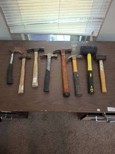 lot 1184 image: Lot of Hammers and Mallets