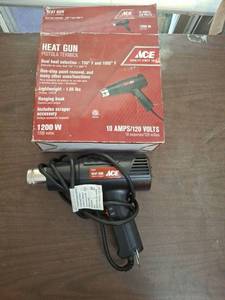 lot 1203 image: ACE Heat Gun 1200W Dual Heat 750F 1000F