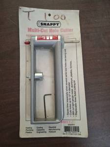 lot 1217 image: Snappy Multi-Cut Hole Cutter Model SM3 12 Inch