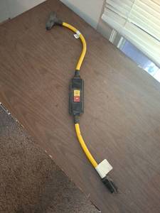 lot 1226 image: Extension Cord with GFCI Power Block Reset Breaker