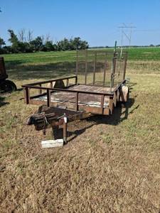 Utility Trailer With Mesh Gate - 10 ft