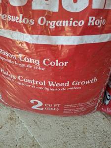 lot 1315 image: (2) Timberline Red Mulch 2 cu ft