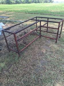 lot 1353 image: Metal Shelf Frame