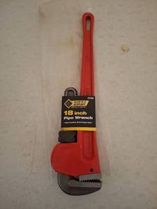lot 1402 image: Steel Grip 18 Inch Pipe Wrench