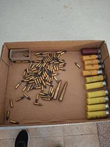 lot 1454 image: Lot of Ammunition - 22LR and 20Ga Shotgun Shells