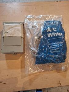 lot 1489 image: AC Whip Non-Metallic Wiring Kit and AC Disconnect