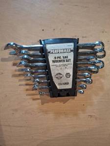 lot 1494 image: Performax 9 pc. SAE Wrench Set