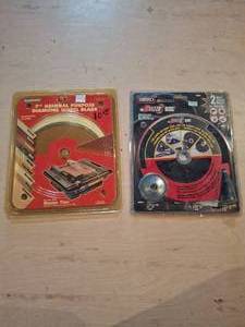 lot 1495 image: Diamond Wheel Blade and Multi-Purpose Disc Set - 7 inch